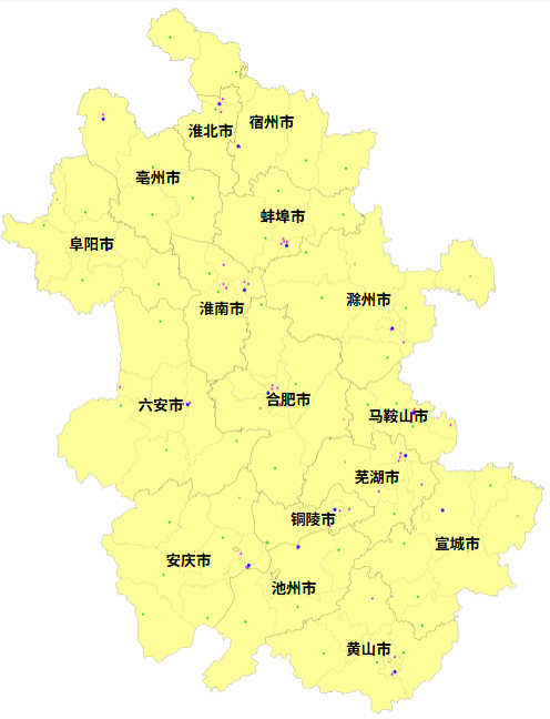 安徽地图
