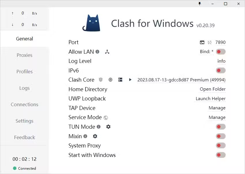 clash界面