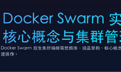 Featured image of post Docker Swarm 实战（一）：核心概念与集群管理