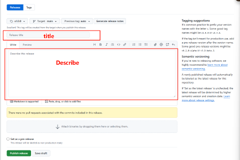 github release
