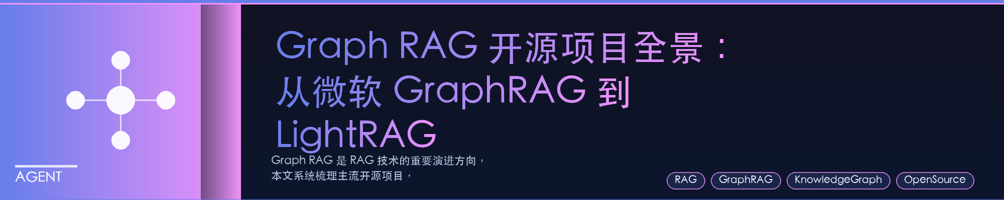 Graph RAG 开源项目全景：从微软 GraphRAG 到 LightRAG
