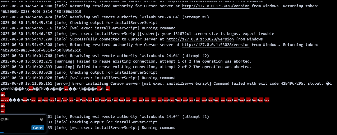 docker打开一会wsl断开连接